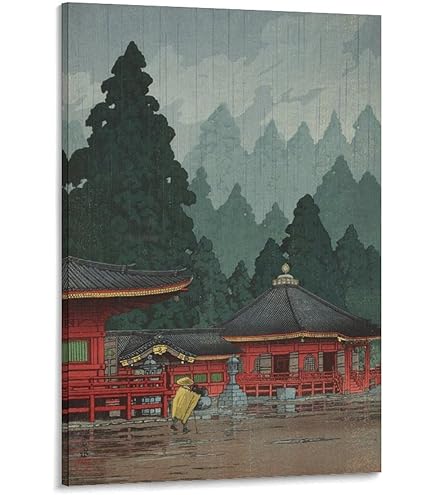 Amazon.co.jp: 02―025額装 斎藤清 作『会津の冬』Winter in Aizu
